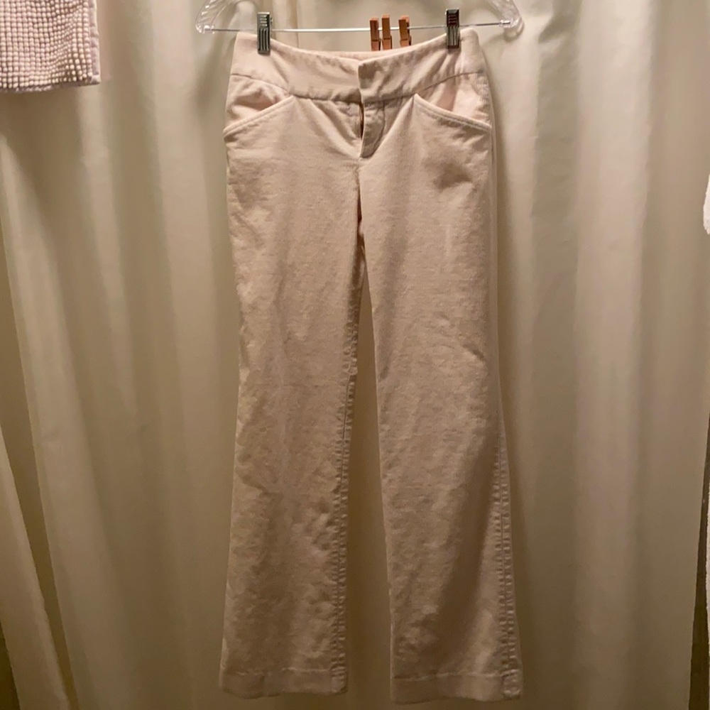 Super soft pair of winter white corduroy pants